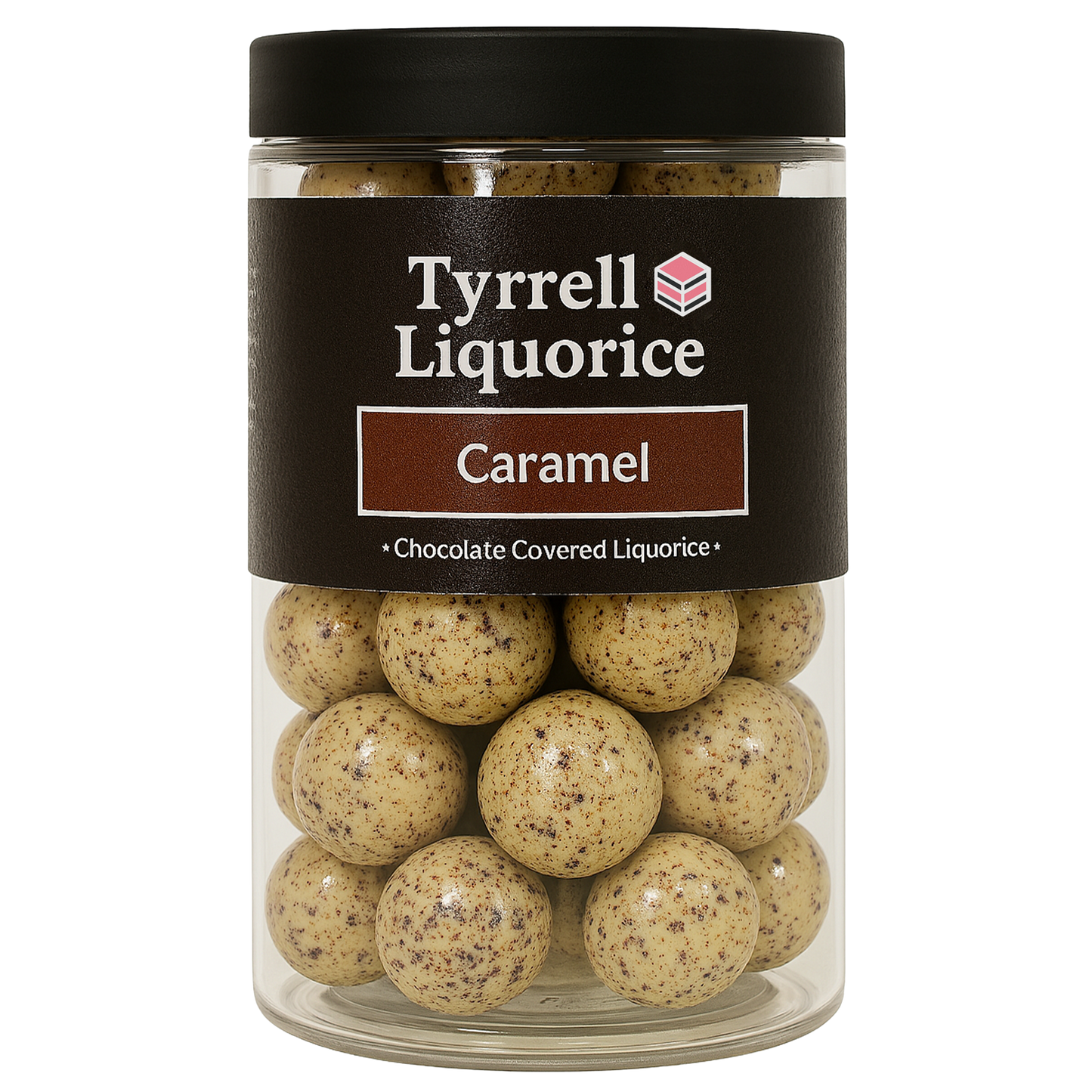 Tyrrell Liquorice Caramel | Sweet Black Liquorice Coated with Caramel Flavoured