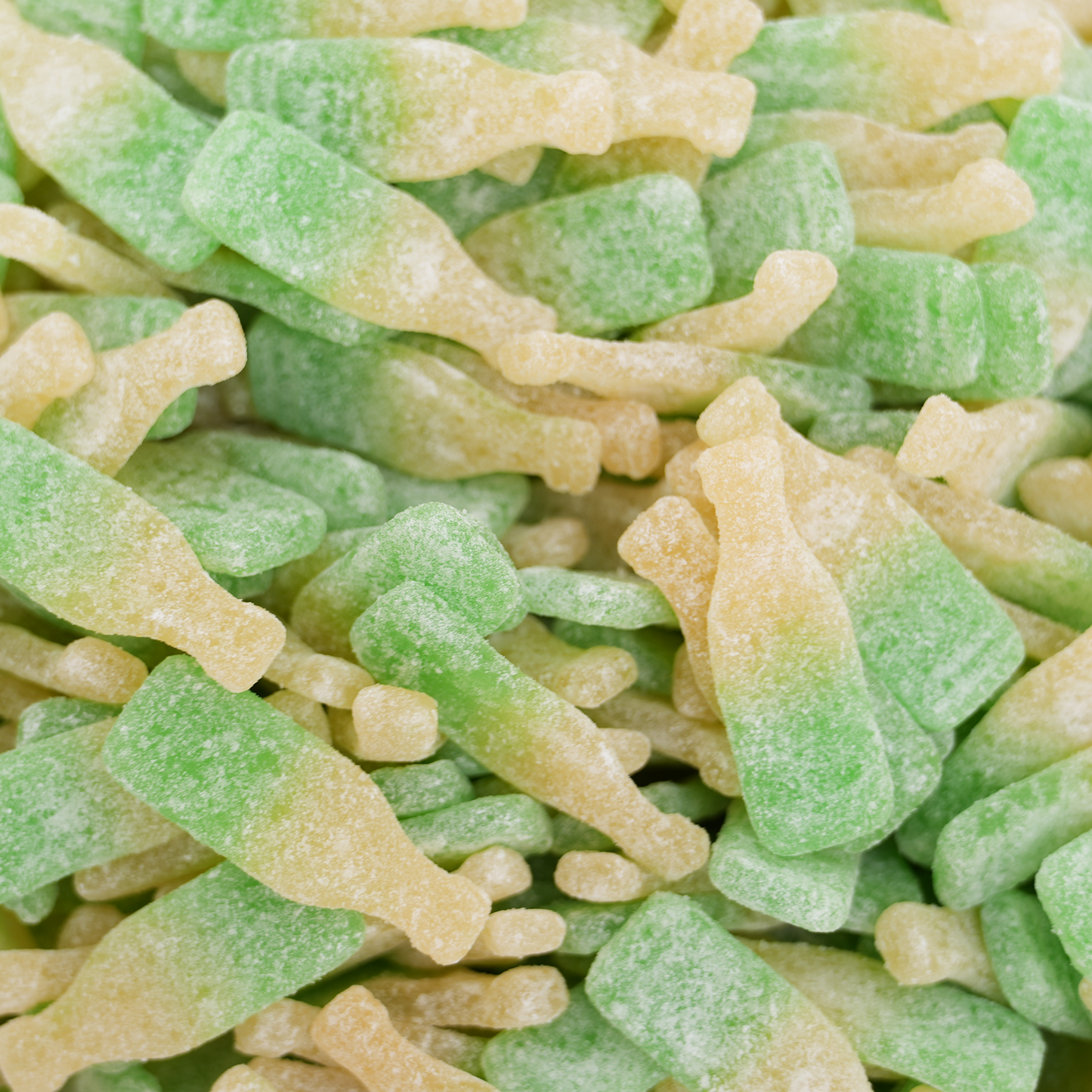 Fizzy Pear Soda Bottles Grahns Gummy