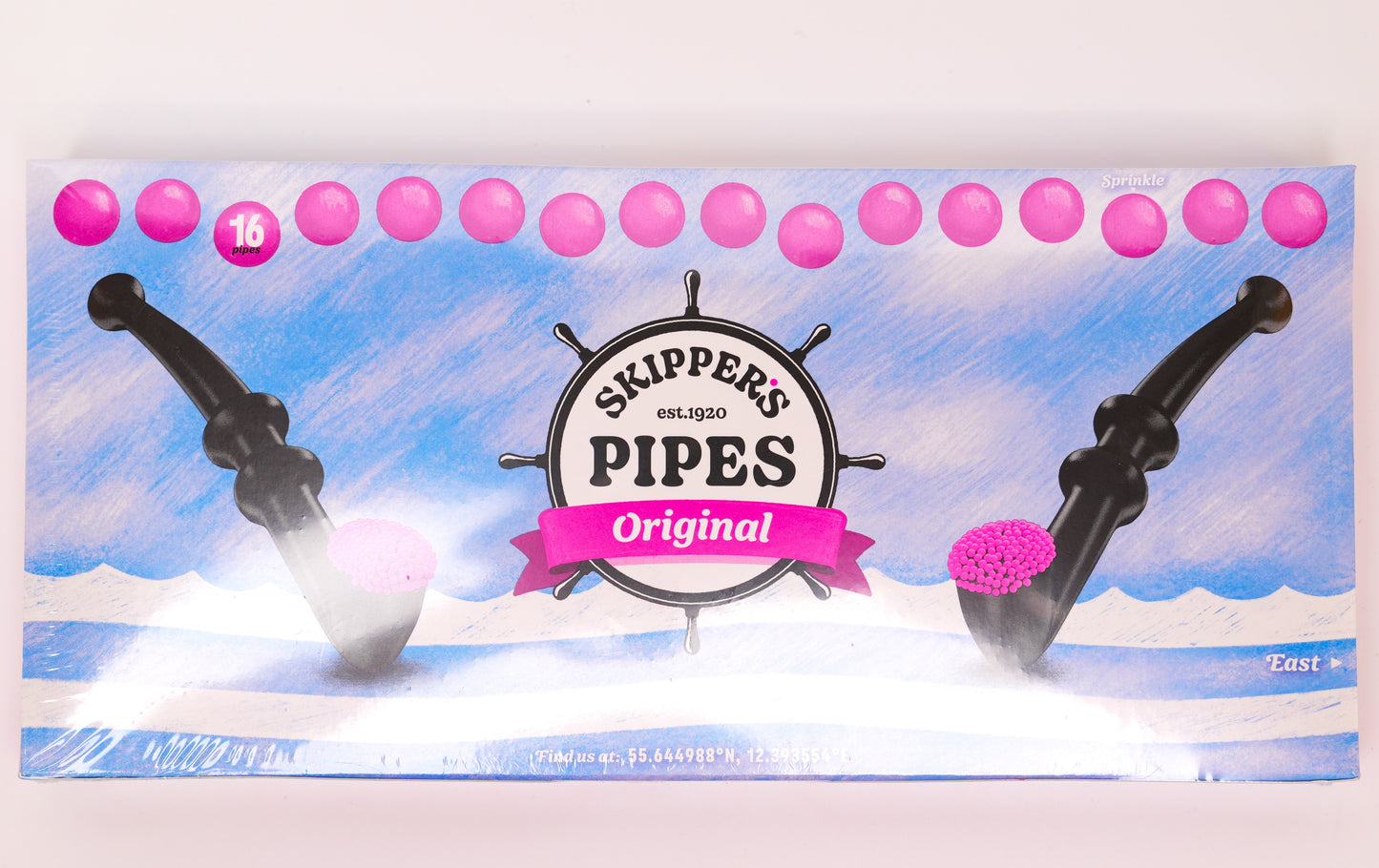 Skippers Pipes - Original Liquorice - Retro Sweets Candy - 16 Pieces