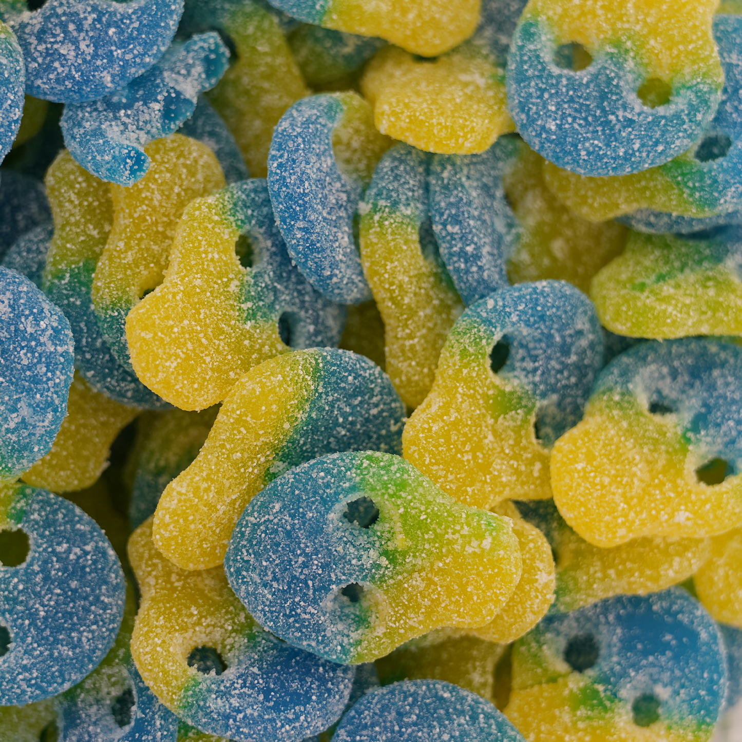 Sour Blueberry and Lemon Skulls Gummy