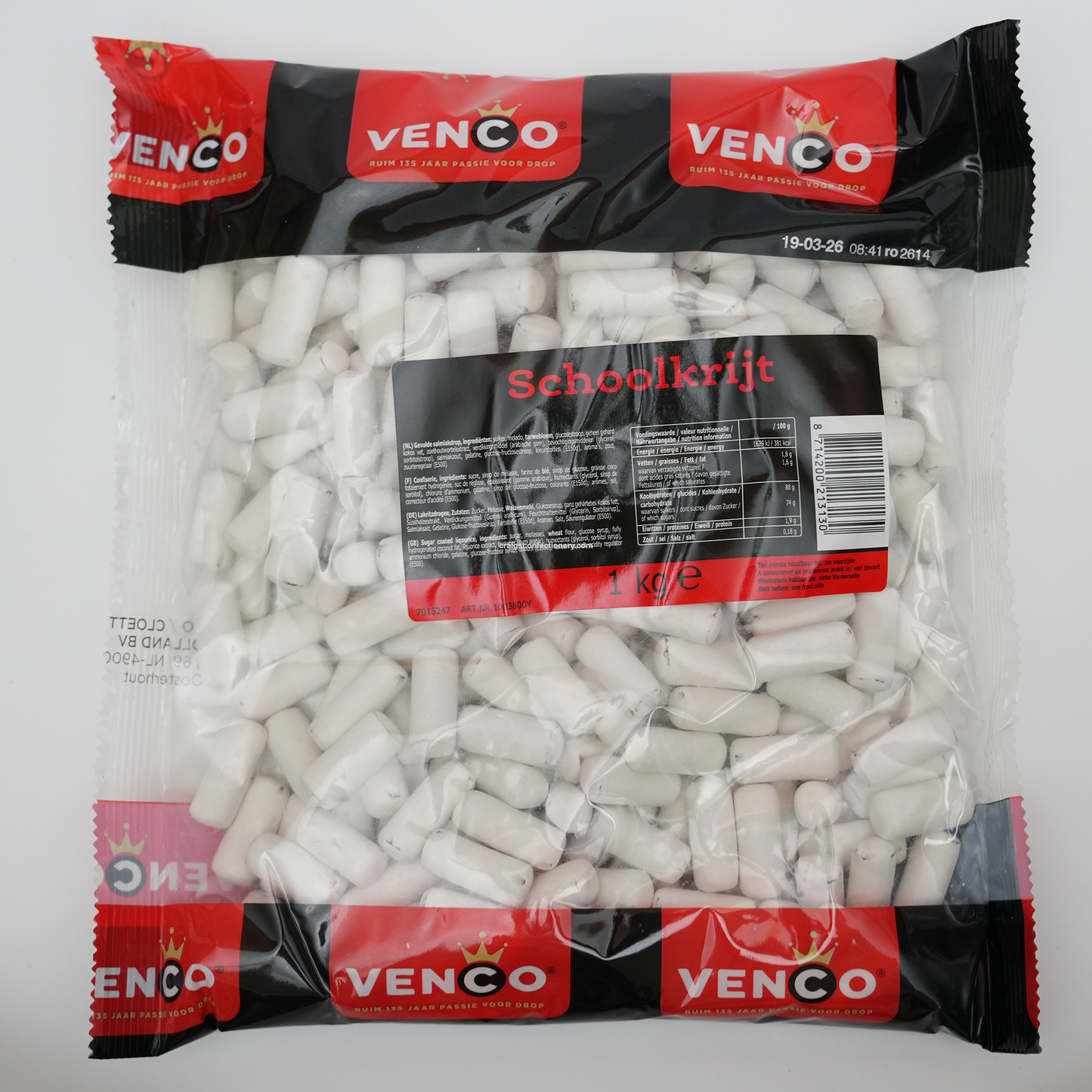 Venco School Chalk Mint White (100g-1kg!)