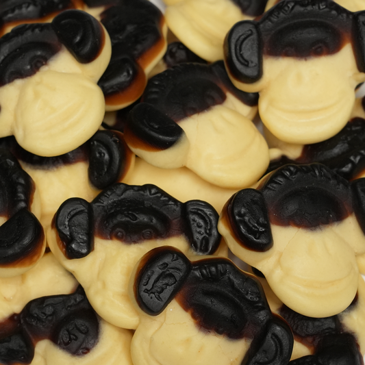 Katja Banana Liquorice Monkeys │Apekoppen Dutch Foam Banana and Liquorice Monkey Heads
