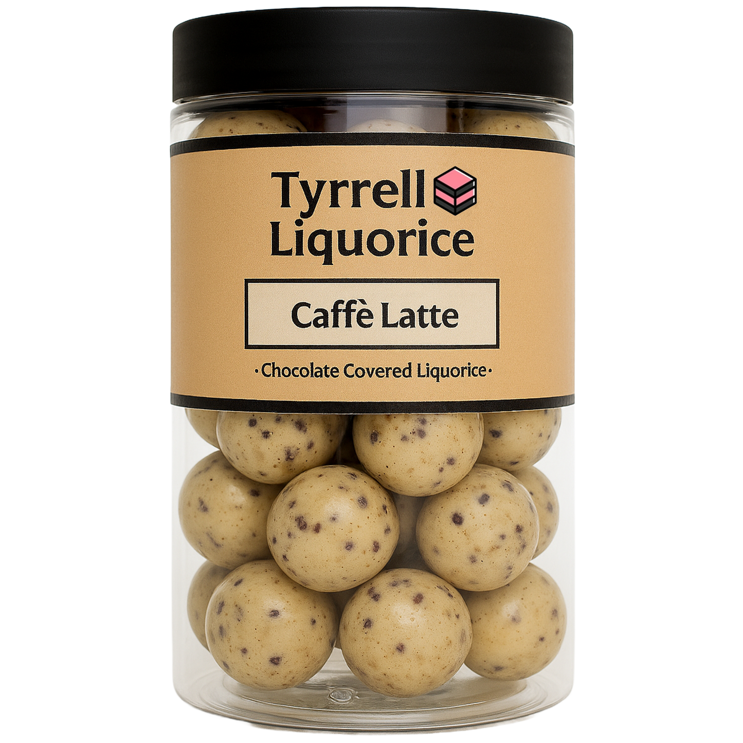 Tyrrell Liquorice Caffè Latte | Sweet Black Liquorice Coated with Coffee Flavour