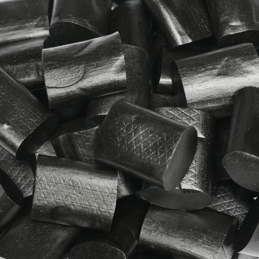 Liquorice Salty Chewy Black Jujubes K&H