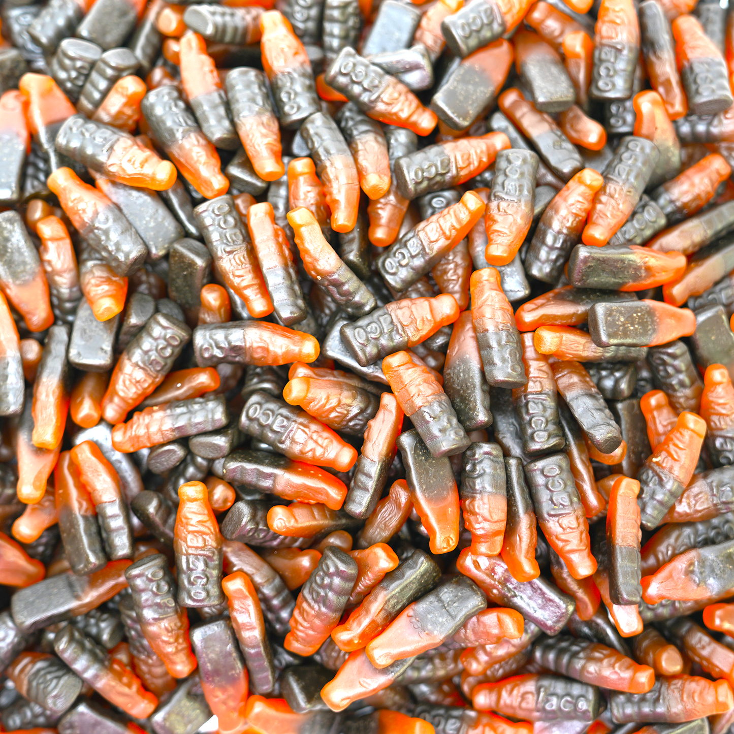 Cola Liquorice Malaco Gummy Bottles