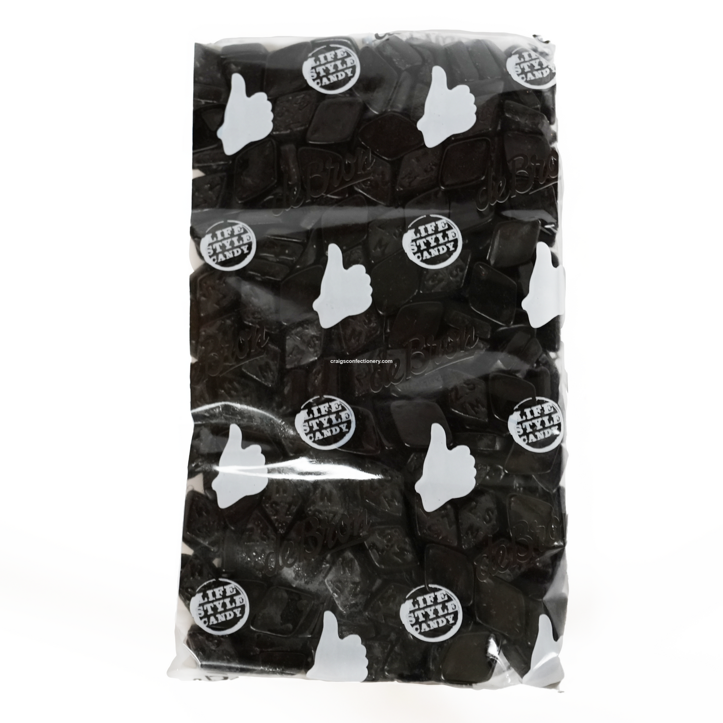 De Bron Sugar Free Sweet Liquorice Zoutes Diamonds 100g-1kg
