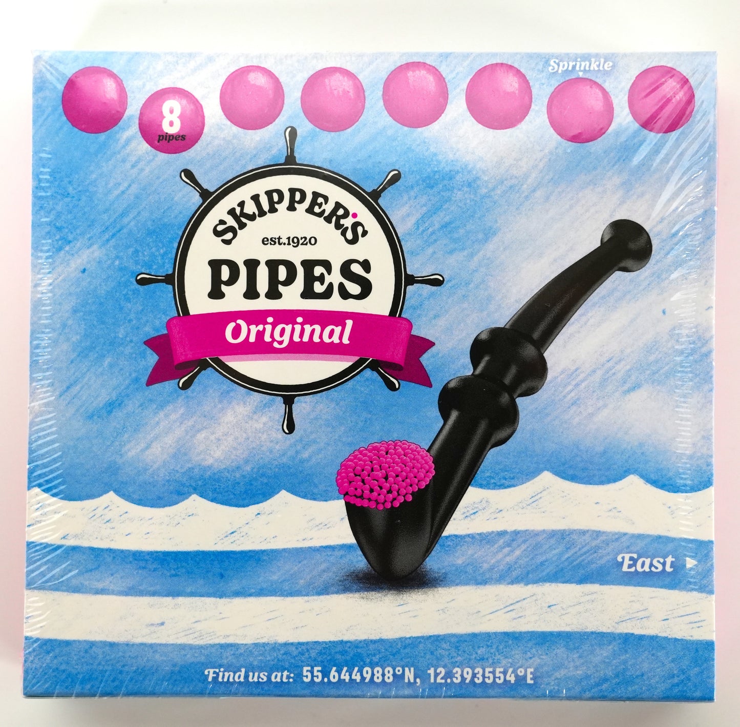 Skippers Pipes - Original Liquorice - Retro Sweets Candy - 8 Pieces