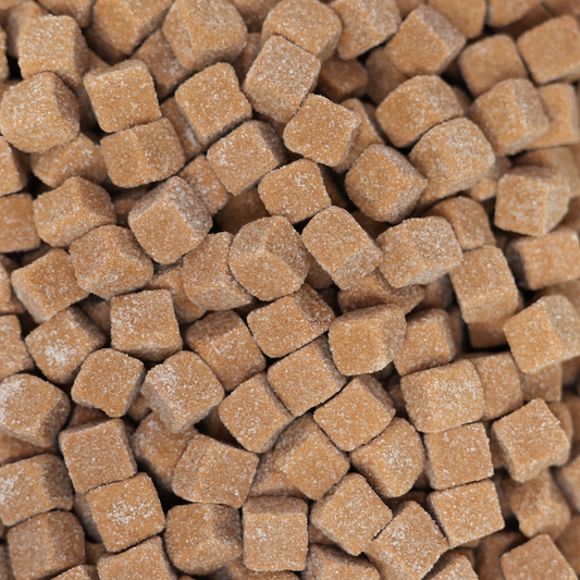 Zoute Griotten - Sugar Coated, Soft, Mild Salmiac Liquorice Cubes