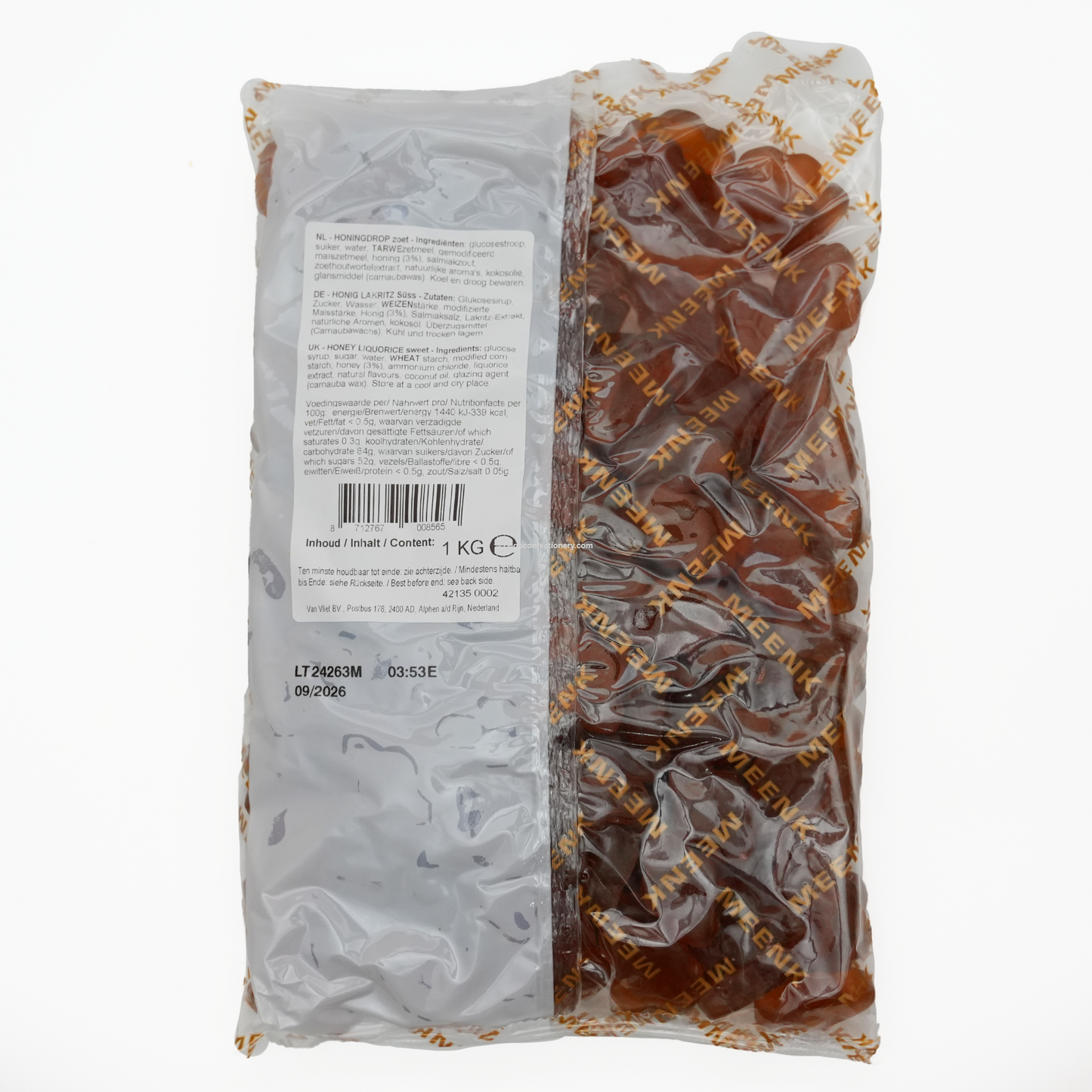 Meenk Honey Honeycomb Honingdrop (Honey Liquorice)